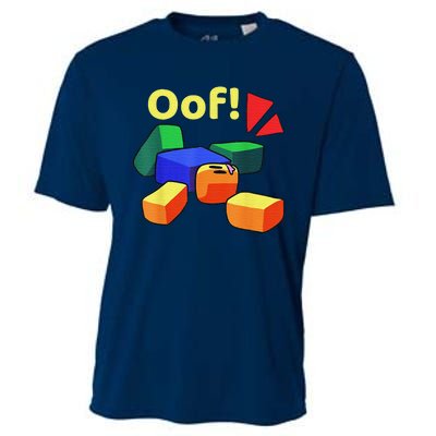 OOF! Funny Blox Noob Gamer Gifts For Gamers Cooling Performance Crew T-Shirt