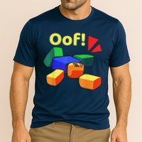 OOF! Funny Blox Noob Gamer Gifts For Gamers Cooling Performance Crew T-Shirt