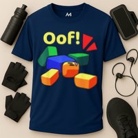 OOF! Funny Blox Noob Gamer Gifts For Gamers Cooling Performance Crew T-Shirt