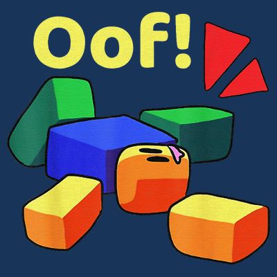 OOF! Funny Blox Noob Gamer Gifts For Gamers T-Shirt