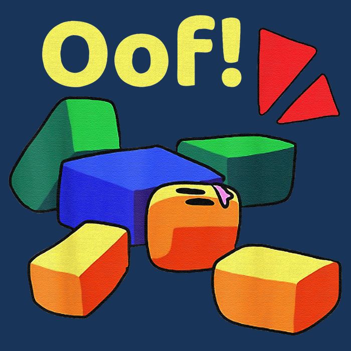OOF! Funny Blox Noob Gamer Gifts For Gamers T-Shirt