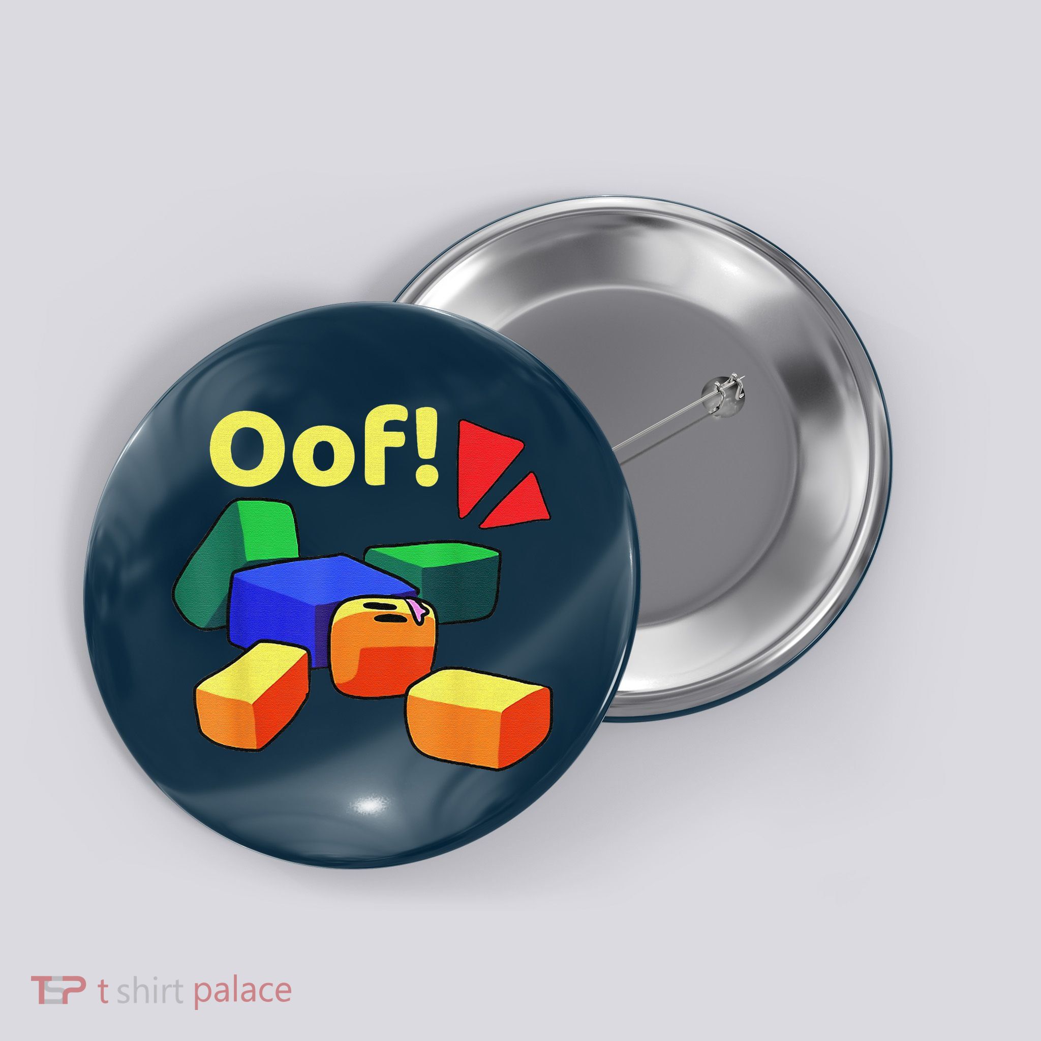 OOF! Funny Blox Noob Gamer Gifts For Gamers Button