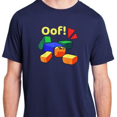 OOF! Funny Blox Noob Gamer Gifts For Gamers Adult ChromaSoft Performance T-Shirt