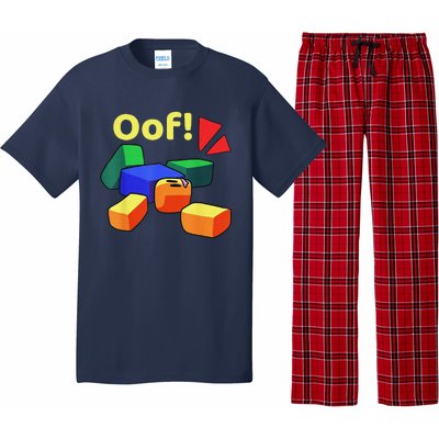 OOF! Funny Blox Noob Gamer Gifts For Gamers Pajama Set