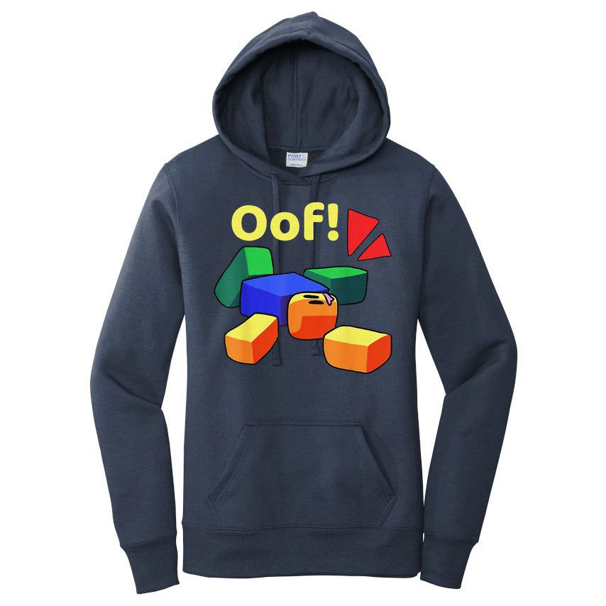 OOF! Funny Blox Noob Gamer Gifts For Gamers Women's Pullover Hoodie