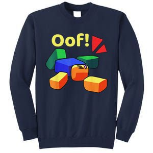 OOF! Funny Blox Noob Gamer Gifts For Gamers Tall Sweatshirt