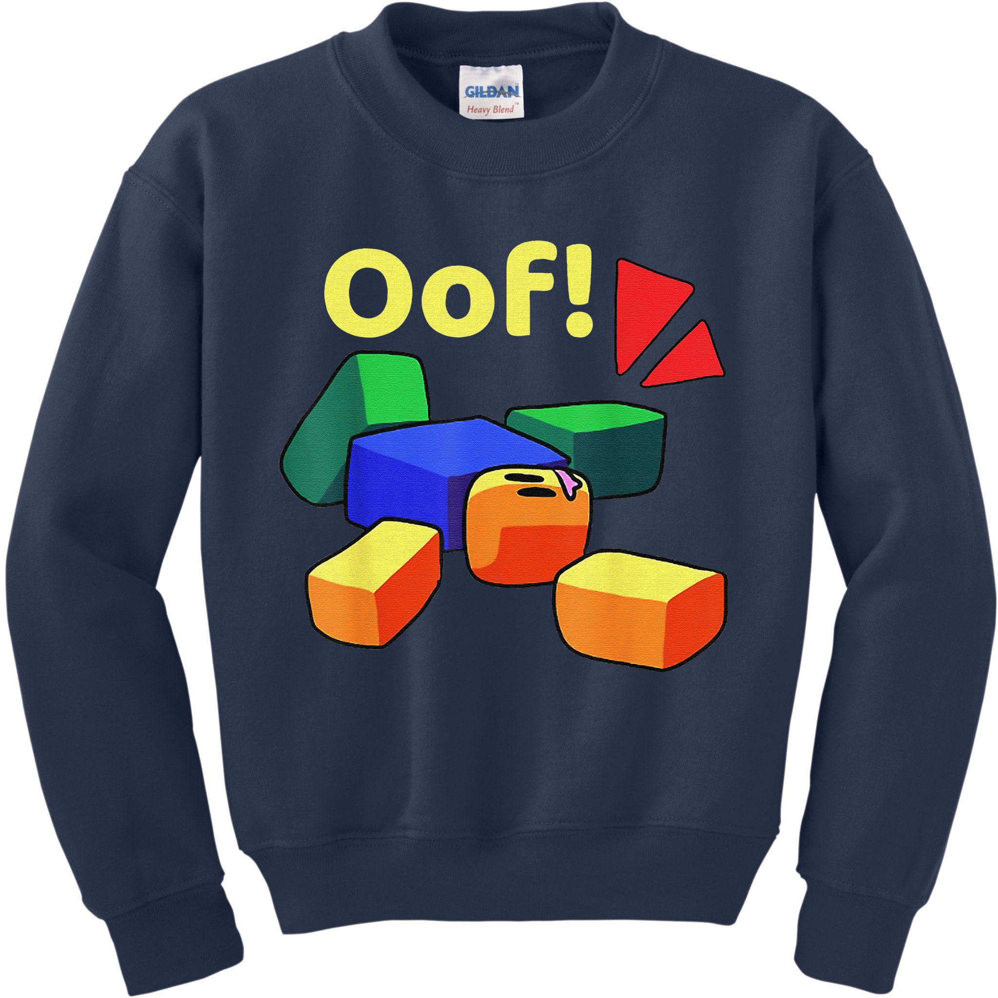 OOF! Funny Blox Noob Gamer Gifts For Gamers Kids Sweatshirt