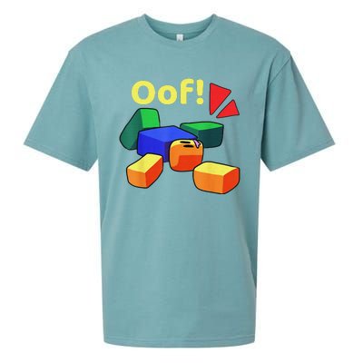 OOF! Funny Blox Noob Gamer Gifts For Gamers Sueded Cloud Jersey T-Shirt