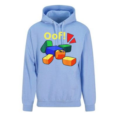 OOF! Funny Blox Noob Gamer Gifts For Gamers Unisex Surf Hoodie