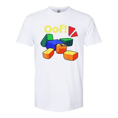 OOF! Funny Blox Noob Gamer Gifts For Gamers Softstyle CVC T-Shirt