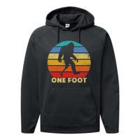 One Foot Bigfoot Prosthetics Amputated Disability Performance Fleece Hoodie