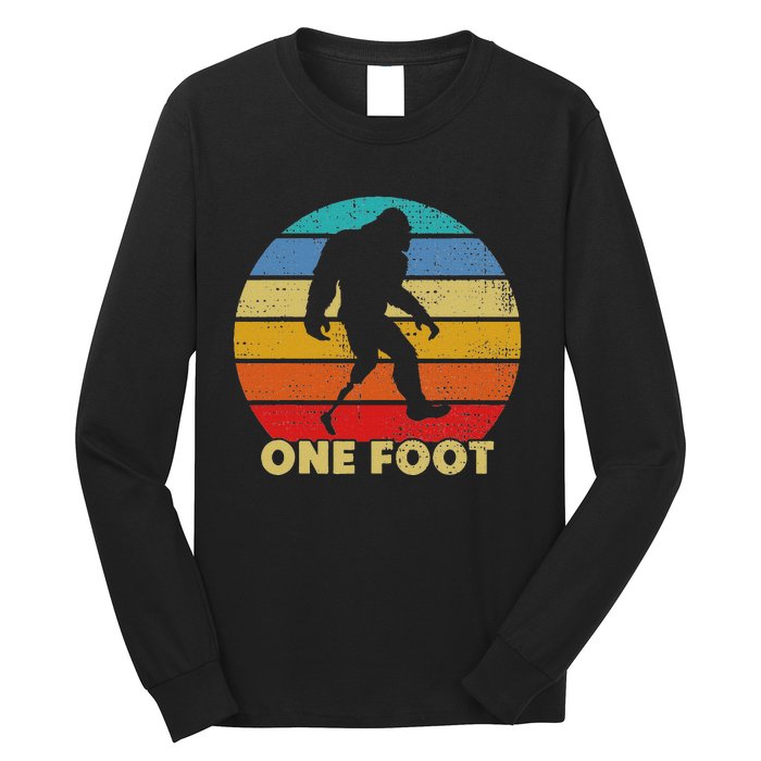 One Foot Bigfoot Prosthetics Amputated Disability Long Sleeve Shirt