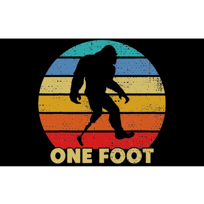 One Foot Bigfoot Prosthetics Amputated Disability Bumper Sticker