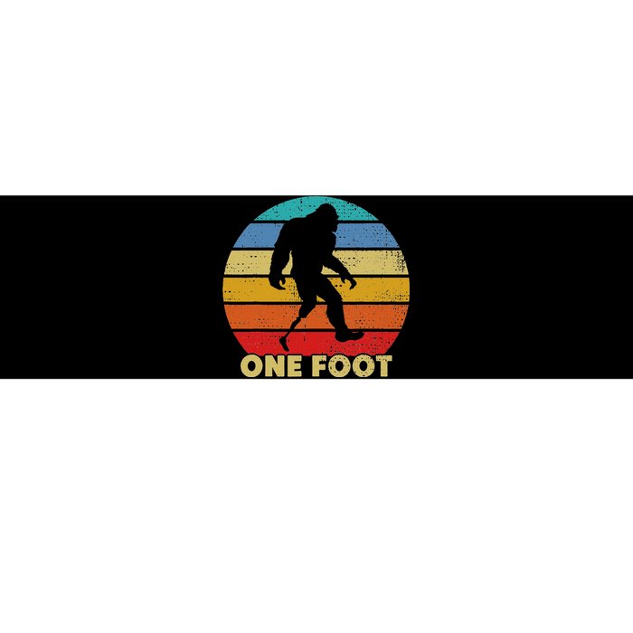 One Foot Bigfoot Prosthetics Amputated Disability Bumper Sticker