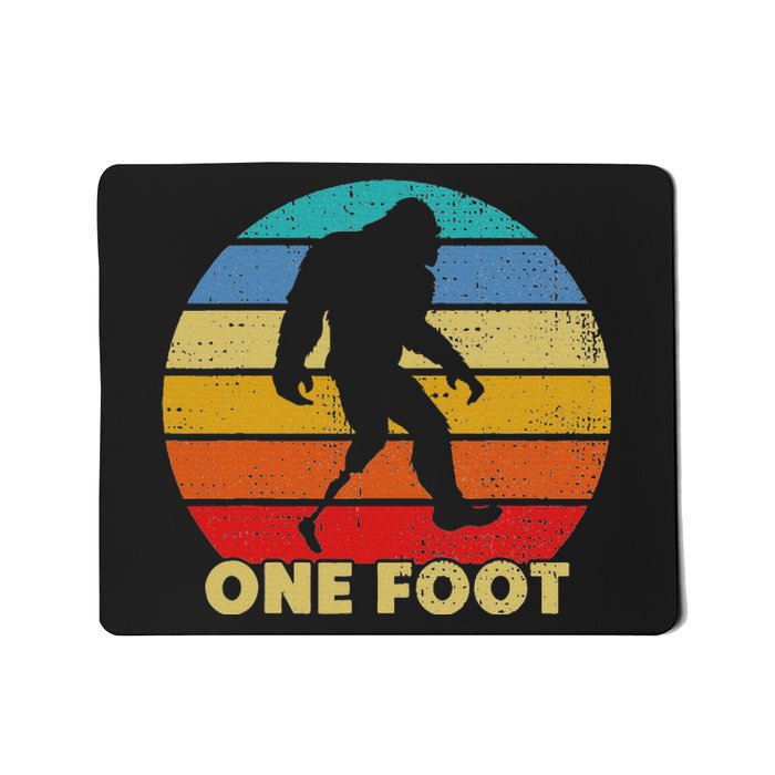 One Foot Bigfoot Prosthetics Amputated Disability Mousepad