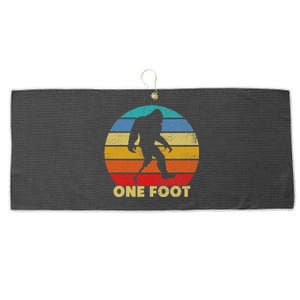 One Foot Bigfoot Prosthetics Amputated Disability Large Microfiber Waffle Golf Towel