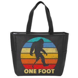 One Foot Bigfoot Prosthetics Amputated Disability Zip Tote Bag