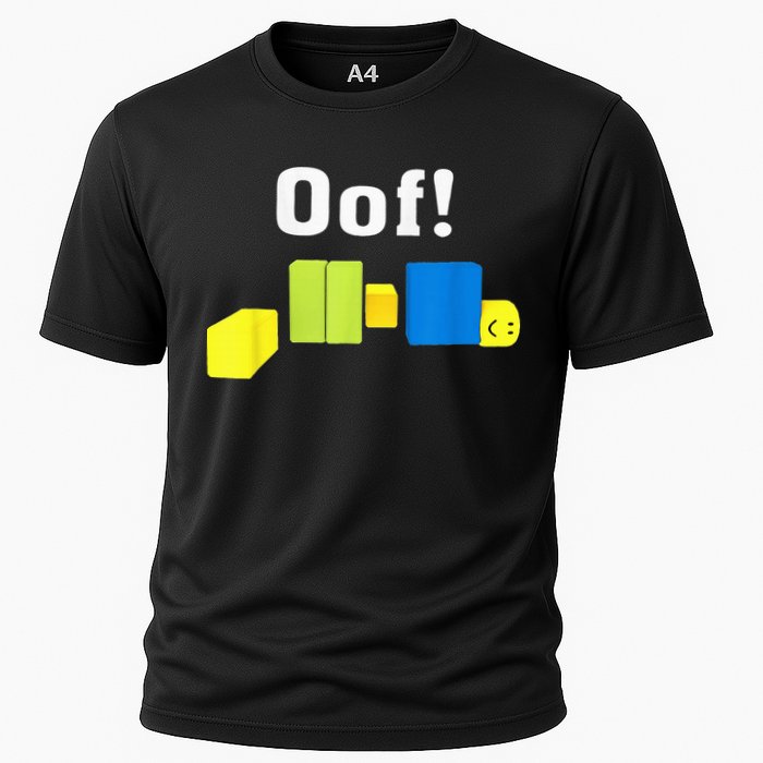 OOF! Funny Blox Noob Gamer Gifts For Gamers Cooling Performance Crew T-Shirt