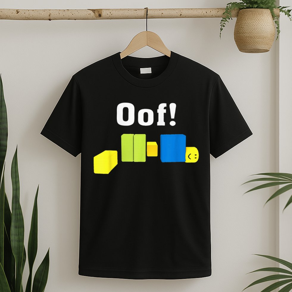 OOF! Funny Blox Noob Gamer Gifts For Gamers T-Shirt