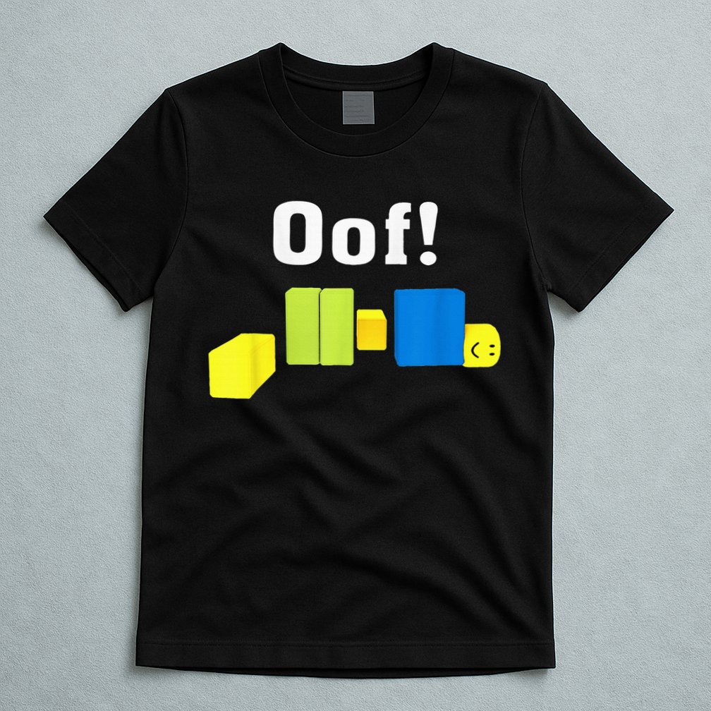 OOF! Funny Blox Noob Gamer Gifts For Gamers T-Shirt