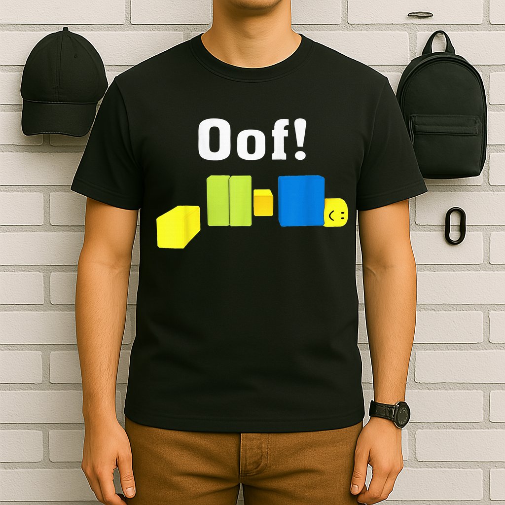 OOF! Funny Blox Noob Gamer Gifts For Gamers T-Shirt