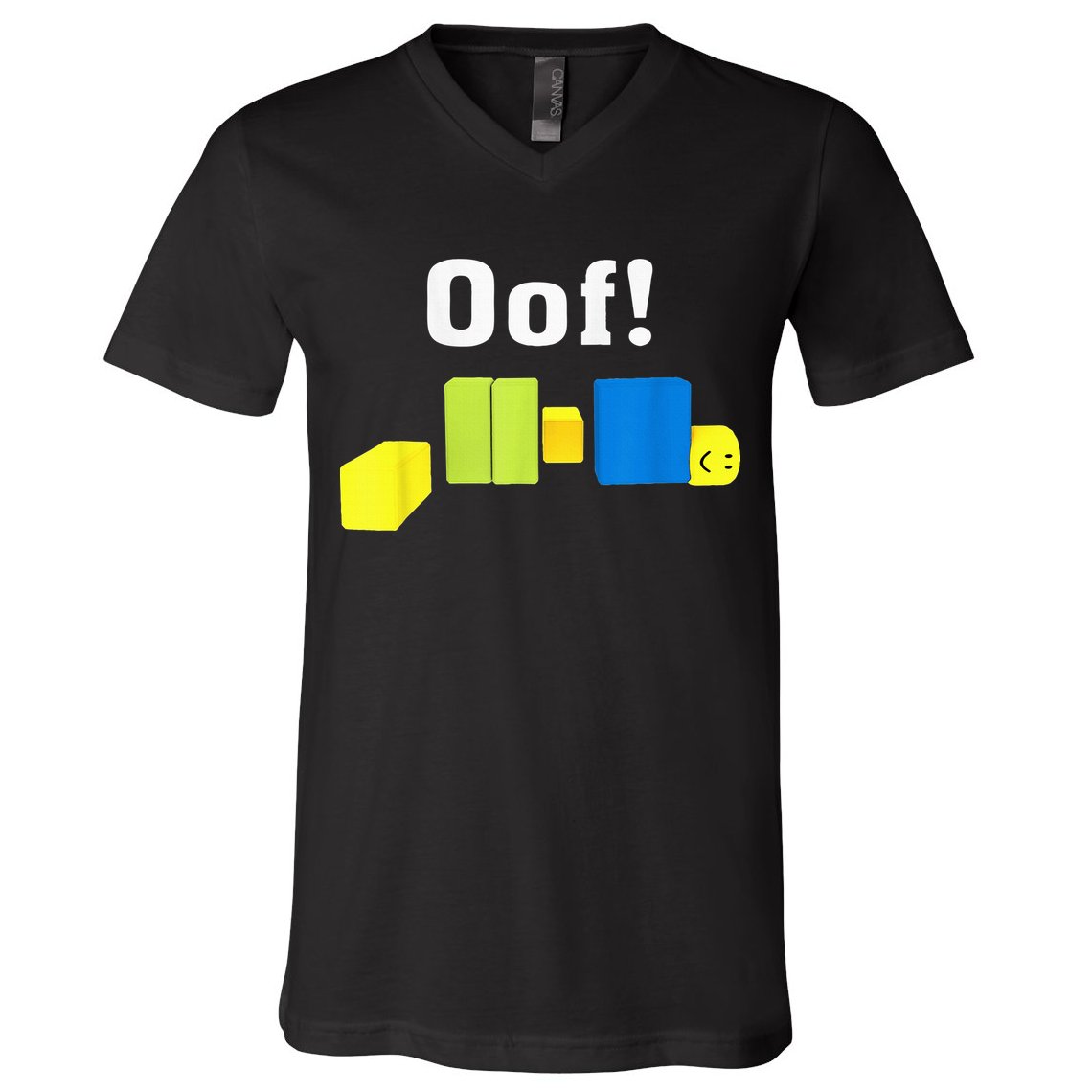 OOF! Funny Blox Noob Gamer Gifts For Gamers V-Neck T-Shirt