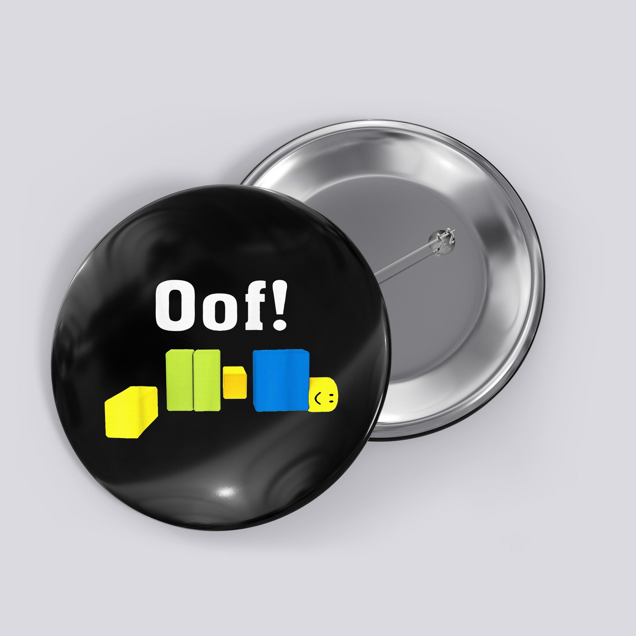 OOF! Funny Blox Noob Gamer Gifts For Gamers Button