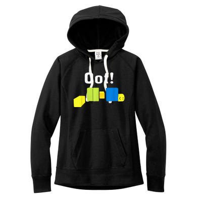 OOF! Funny Blox Noob Gamer Gifts For Gamers Women's Fleece Hoodie