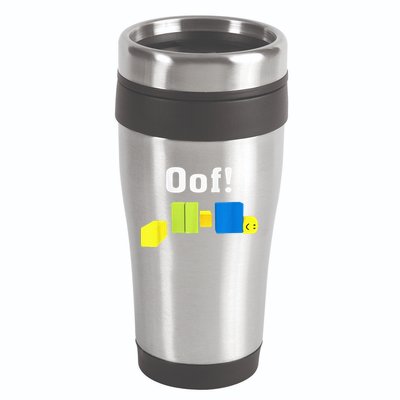 OOF! Funny Blox Noob Gamer Gifts For Gamers 16oz Travel Tumbler