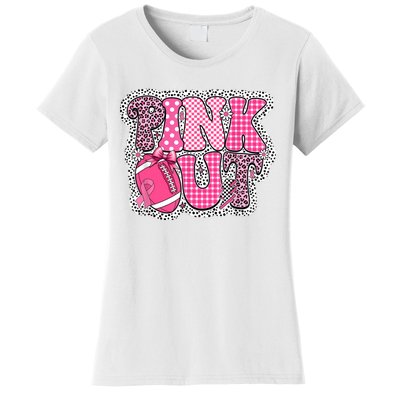 Out Football Breast Cancer Awareness Women's T-Shirt