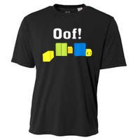 OOF! Funny Blox Noob Gamer Gifts For Gamers Cooling Performance Crew T-Shirt