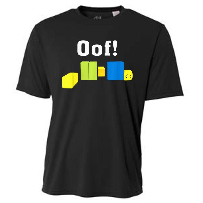 OOF! Funny Blox Noob Gamer Gifts For Gamers Cooling Performance Crew T-Shirt