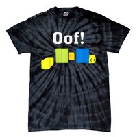 OOF! Funny Blox Noob Gamer Gifts For Gamers Tie-Dye T-Shirt