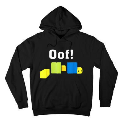 OOF! Funny Blox Noob Gamer Gifts For Gamers Tall Hoodie