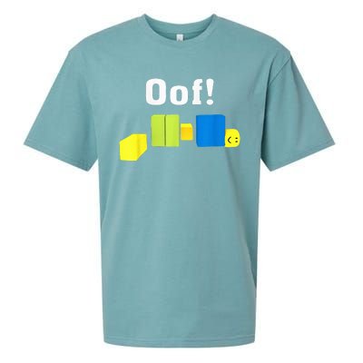 OOF! Funny Blox Noob Gamer Gifts For Gamers Sueded Cloud Jersey T-Shirt