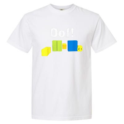 OOF! Funny Blox Noob Gamer Gifts For Gamers Garment-Dyed Heavyweight T-Shirt