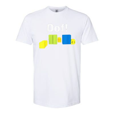 OOF! Funny Blox Noob Gamer Gifts For Gamers Softstyle CVC T-Shirt