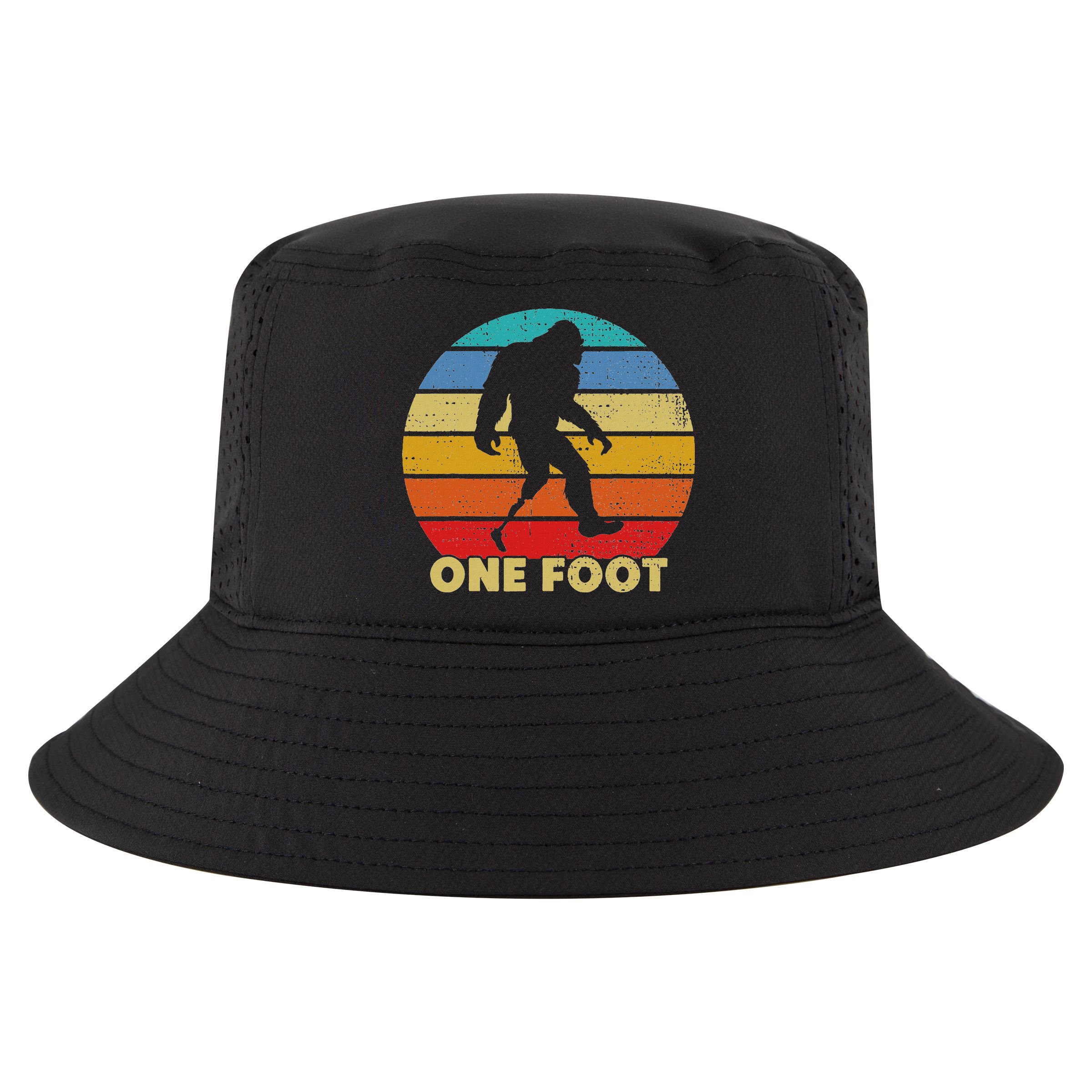 One Foot Bigfoot Prosthetics Amputated Disability Cool Comfort Performance Bucket Hat