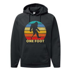 One Foot Bigfoot Prosthetics Amputated Disability Performance Fleece Hoodie