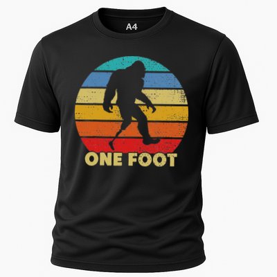 One Foot Bigfoot Prosthetics Amputated Disability Cooling Performance Crew T-Shirt