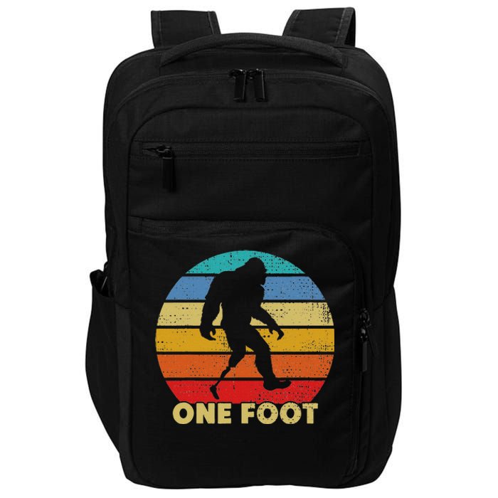 One Foot Bigfoot Prosthetics Amputated Disability Impact Tech Backpack