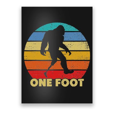 One Foot Bigfoot Prosthetics Amputated Disability Poster