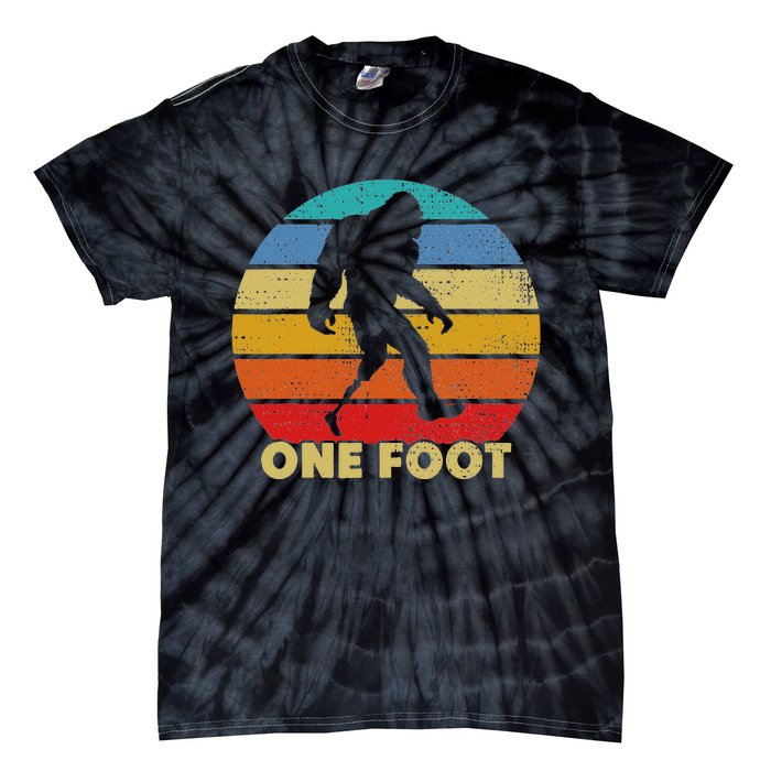 One Foot Bigfoot Prosthetics Amputated Disability Tie-Dye T-Shirt