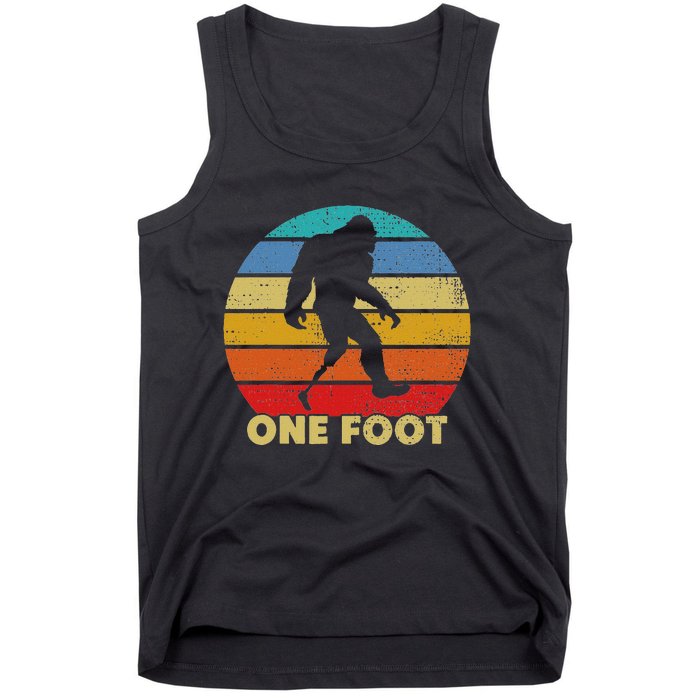 One Foot Bigfoot Prosthetics Amputated Disability Tank Top