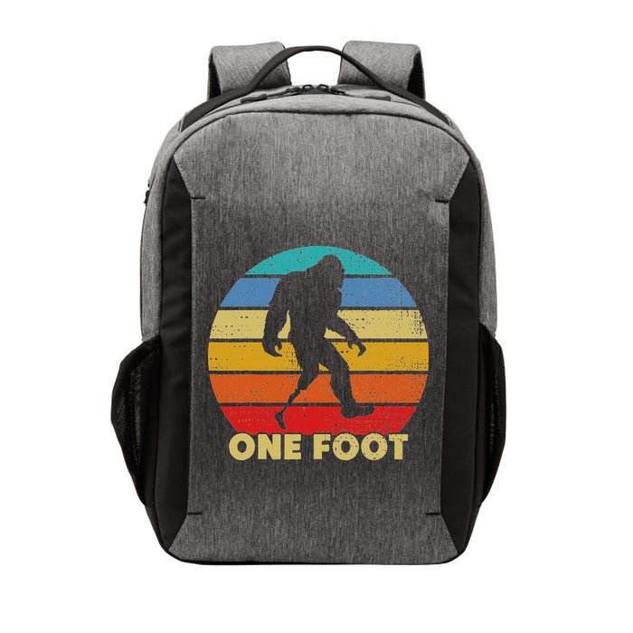 One Foot Bigfoot Prosthetics Amputated Disability Vector Backpack