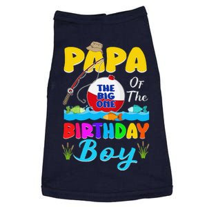 O Fish Birthday Outfit Papa Of The Birthday Boy Doggie Tank