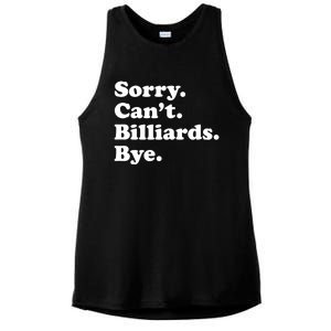 Or Funny Billiards Cool Gift Ladies PosiCharge Tri-Blend Wicking Tank