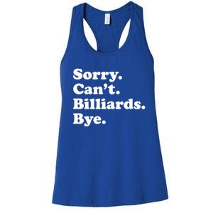 Or Funny Billiards Cool Gift Women's Racerback Tank