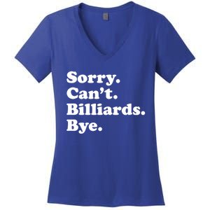 Or Funny Billiards Cool Gift Women's V-Neck T-Shirt