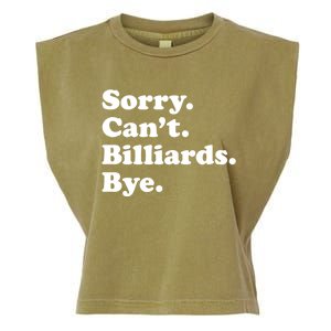 Or Funny Billiards Cool Gift Garment-Dyed Women's Muscle Tee